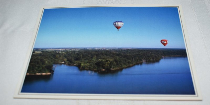 Balloons, Eagle Creek Park Indianapolis Indiana Postcard American GeoGraphics