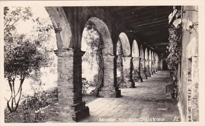 California Mission San Juan Capistrano Real Photo