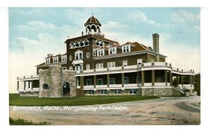 ME - Brunswick. Merrymeeting Park Casino  ca 1906