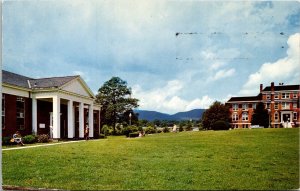 James Addison Jones Library Dunham Hall Brevard College NC Postcard VTG UNP  