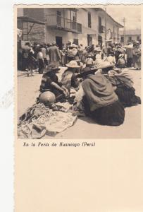 B81674 en la feria de huancayo  folklore types  peru front/back image