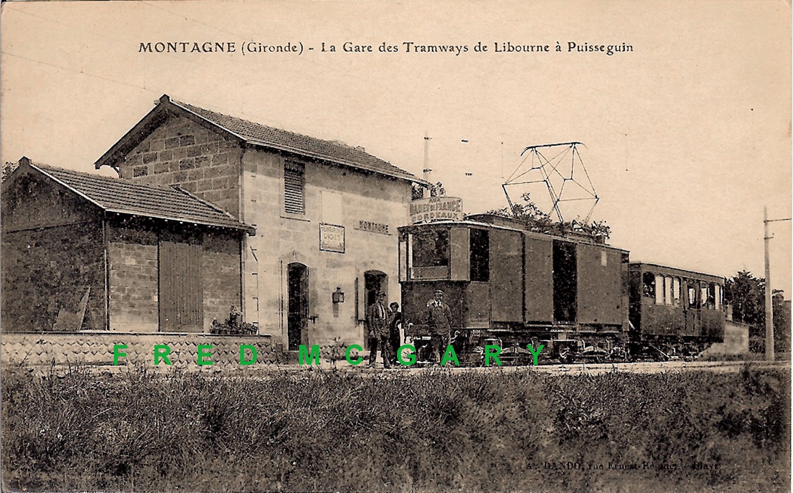 1920 Montagne Gironde France Pc Libourne Puisseguin