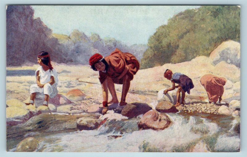 Advertising Postcard Alford Brothers Steam Laundry Madison WI Washing Africa F36