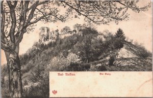 Germany Bad Nassau Die Burg Castle Vintage Postcard 03.81