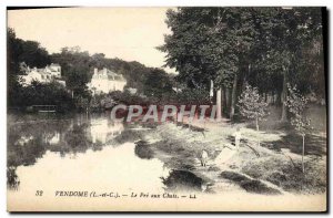 Old Postcard Vendome Pre Aux Cats