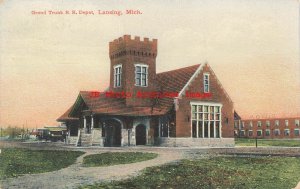 MI, Lansing, Michigan, Grand Trunk Railroad Station, Paul Koeber Pub No 121235