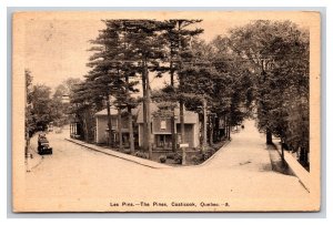 The Pines Street View Coaticook Quebec Canada DB Postcard L20