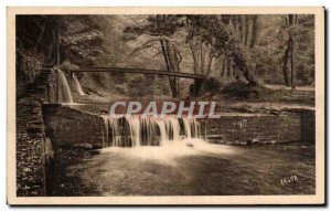 Lamalou les Bains - The Cascade Small Vichy - Old Postcard