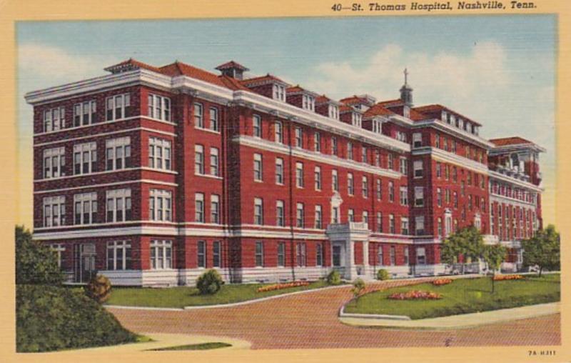 Tennessee Nashville St Thomas Hospital Curteich