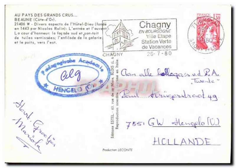 Postcard Modern Beaune Cote d'Or