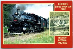 Postcard - Georgia's Stone Mountain Park, The New Georgia Railroad - Georgia 