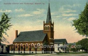 Catholic Church and Parsonage - Marion, Iowa IA