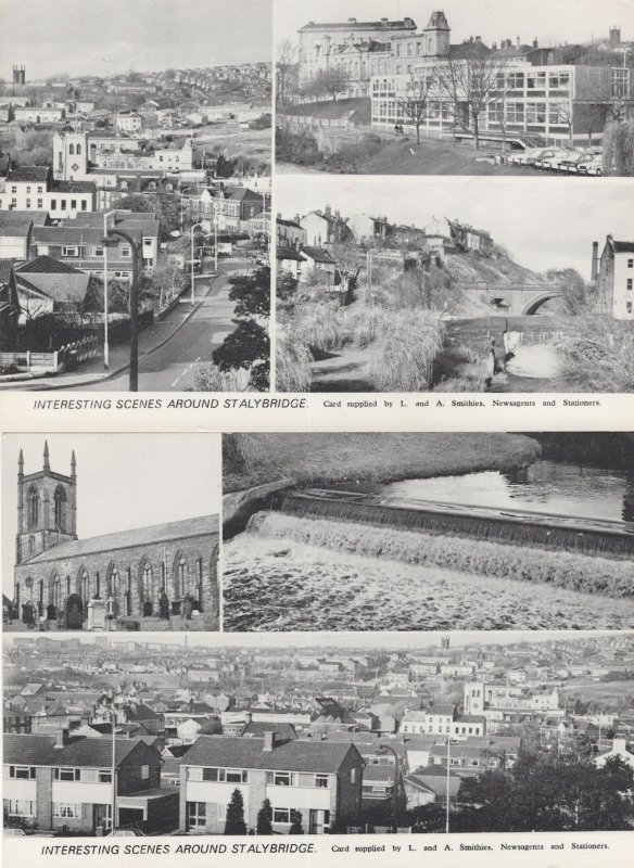 Stalybridge Halifax Yorkshire Housing Estate Aerial 2x Postcard s