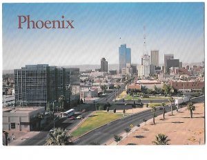 Looking South from Central Avenue Phoenix Arizona  c1998 4 by 6 Card