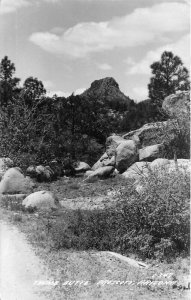 Cook 1940s Thumb Butte Prescott Arizona #C-347 RPPC Photo Postcard21-232