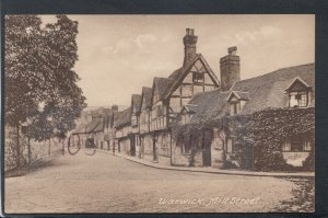 Warwickshire Postcard - Warwick, Mill Street    RS23282