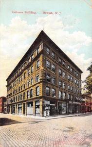 NEWARK, NJ  New Jersey   COLEMAN BUILDING-Republican Committee  1911 Postcard