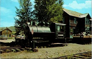 Trains are Rolling Alder Gulch Short Line RR WH Hoover Montana Postcard Mining