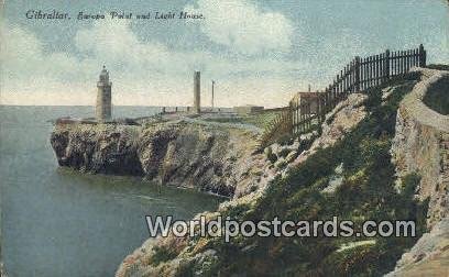 Europa Point & Light House Gibralter Unused 