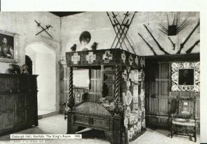 Norfolk Postcard - Oxburgh Hall - The King's Room - Ref 18573A 
