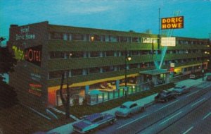 Canada Vancouver Doric Howe Motor Hotel At Night