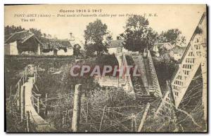 Old Postcard War Bridge Bridge Arcy jumps and gateway established by our hair...