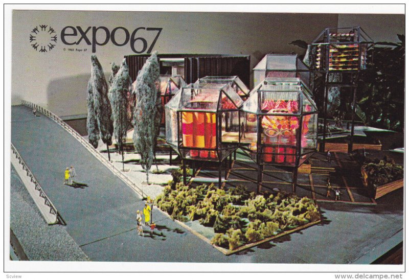 MONTREAL, Quebec, Canada, 1960´s; Expo 67, C.N.R. Pavilion