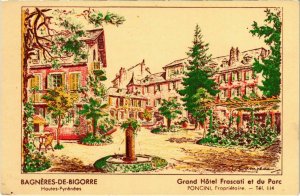 CPA BAGNERES-de-BIGORRE - Grand Hotel Frascati et du Parc (110305)