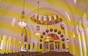 Florida Trapon Springs St Nicholas Greek Orthodox Church Interior