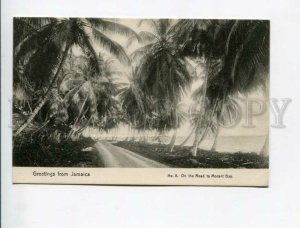 3172174 GREETINGS from JAMAICA on road to Morant Bay Vintage