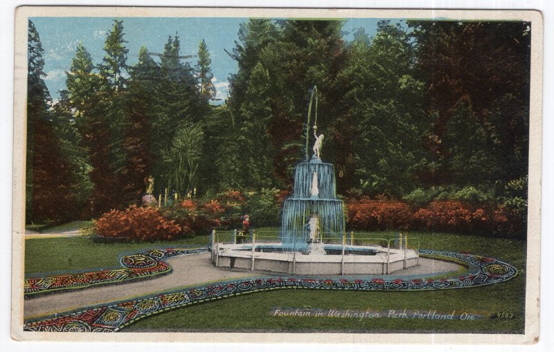 Portland, Ore., Fountain in Washington Park