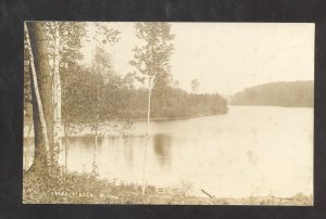 RPPC LAKE ITASCA MINNESOTA HEADWATERS OF MISSISSIPPI RIVER REAL PHOTO POSTCARD