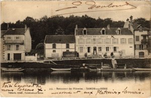 CPA Samois s Seine Restaurant des Platreries FRANCE (1300589)