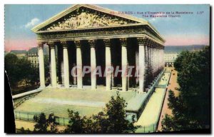 Old Postcard View of Paris & # 39ensemble De La Madeleine The Madeleine Church