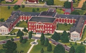 Postcard Aerial View Columbia College Columbia SC