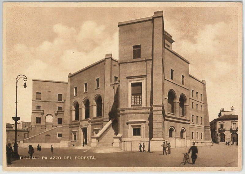 49727 VINTAGE POSTCARD - CITY SHAPE: Palazzo del Podesta'-