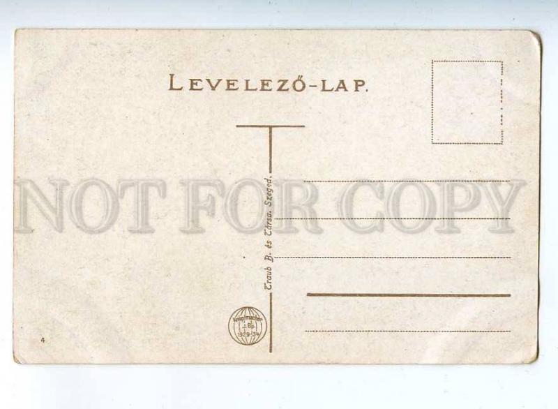 206581 HUNGARY Szeged synagogue Vintage postcard