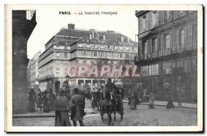 Old Postcard Paris The French Theater