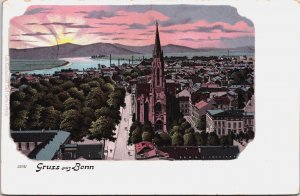 Germany Gruss aus Bonn Litho Vintage Postcard C088
