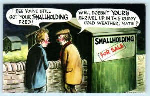 Bamforth Comic RISQUE SMALLHOLDING For Sale Shrivel Up #285 Fitzpatrick Postcard