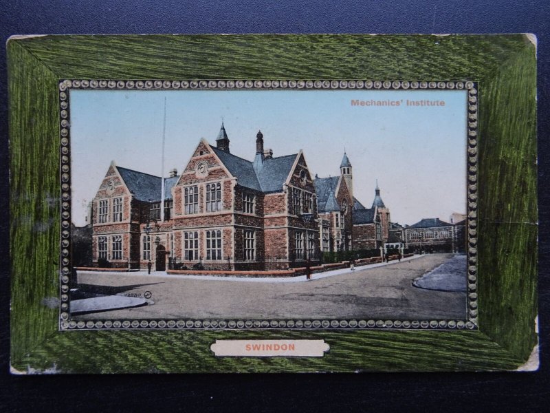 Wiltshire SWINDON The Mechanics Institute c1914 Postcard by Valentine