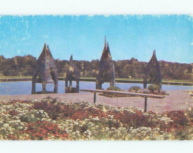 Surface Wear Pre-1980 BELLS AT THE NATIONAL SHRINE Belleville Illinois IL E8919