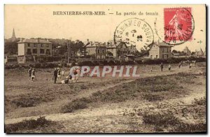 Old Postcard Bernieres The game of tennis