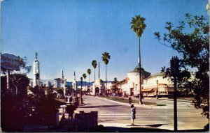 Vtg 1950s Westwwod Village Los Angeles California CA Unused Postcard