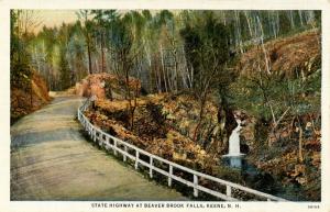 NH - Keene. Beaver Brook Falls and State Highway