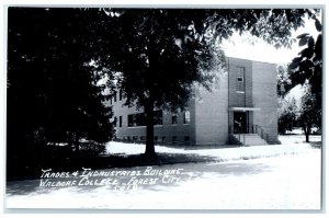 Trades & Industries Building Waldorf College Forest City IA RPPC Photo Postcard