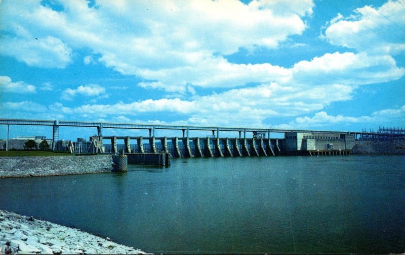 Tennessee Chattanooga Cickamauga Dam On Tennessee River