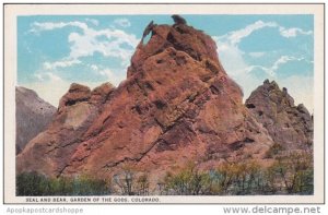 Colorado Colorado Springs Seal And Bear Garden Of The Gods