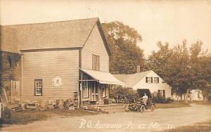 Rumford Center ME Post Office & General Store Old Car 1913 Real Photo Postcard