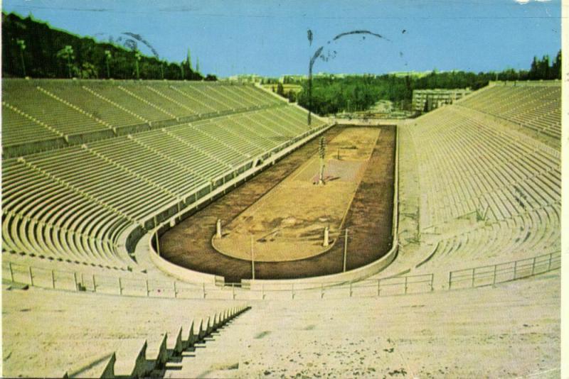 greece, ATHENS ATHENES, Le Stade (1982) Stadium Postcard